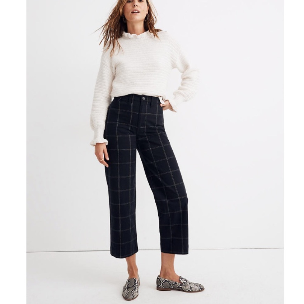 Madewell | Slim Emmett Wide-Leg Crop Pants
